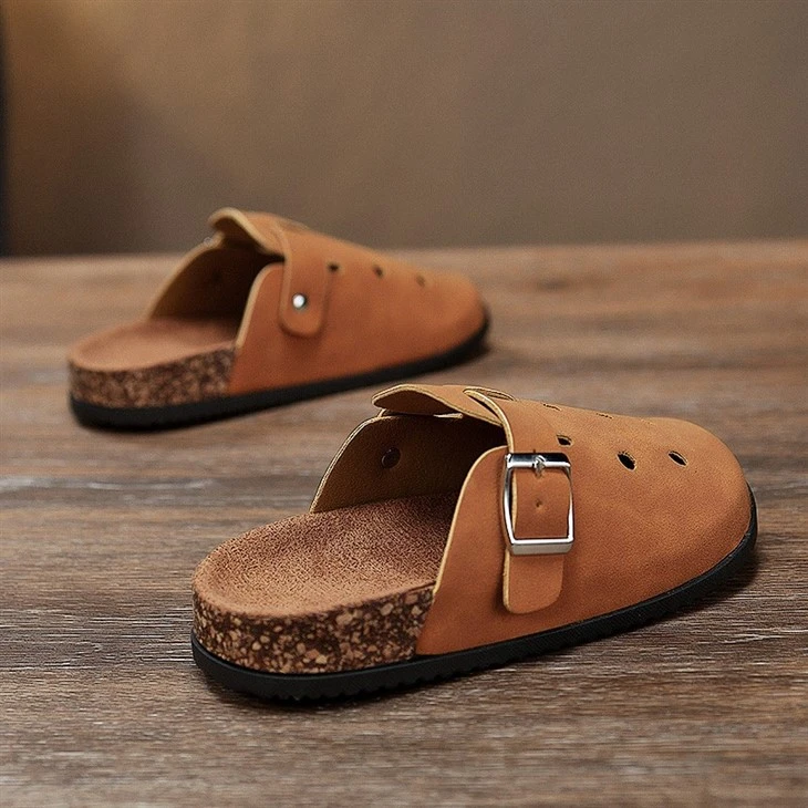 Children Cork Clogs Closed Toe Sandals