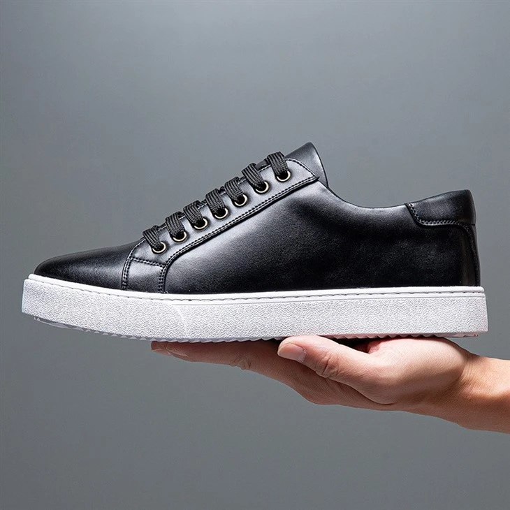 Men's Brown Casual Leather Sneakers