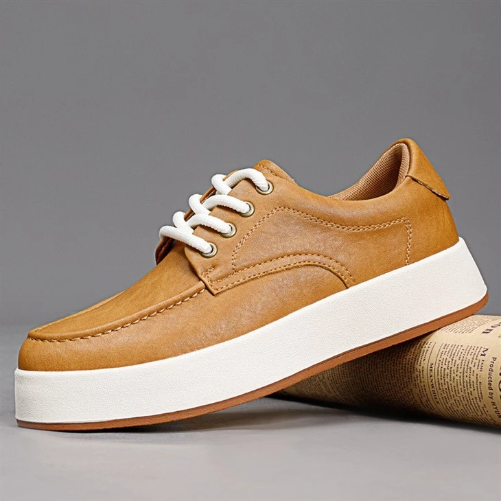 Split Leather Sneaker Casual Loafer Shoes